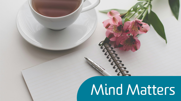 Mindfulness in the Library, plus pick up your free tea and journal!