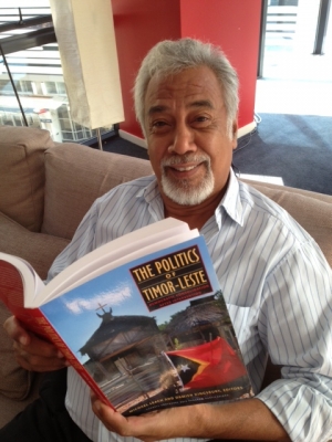 Prime Minister of Timor-Leste, Xanana Gusmao enjoying his copy of the new release.