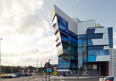 Facade of Building U on the Burwood campus