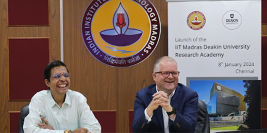 Joint international PhD scholarships available in exciting partnership with Indian Institute of Technology (IIT) Madras