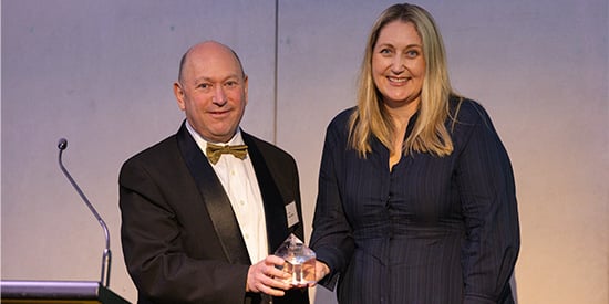 Deakin Distinguished Professor Michael Berk and the Hon. Emma McBride MP, Assistant Minister for Mental Health and Suicide Prevention and Assistant Minister for Rural and Regional Health