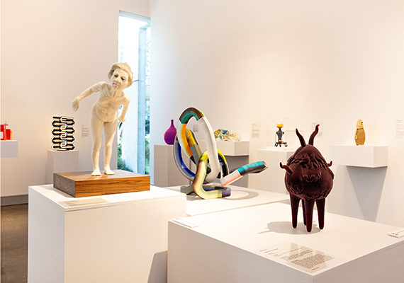 2024 Deakin University Contemporary Small Sculpture Award installation view