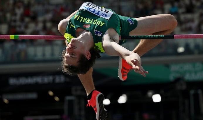 Joel Baden high jumping