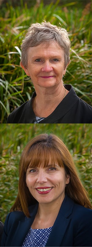 Deakin health economists, Dr Anne Magnus (top) and Associate Professor Cathrine Mihalopoulos.